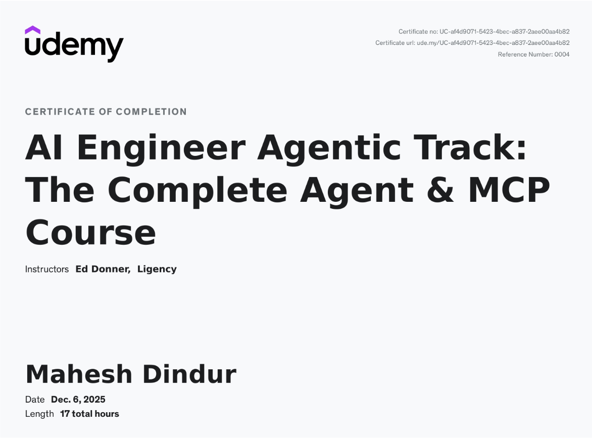 AI Engineer Agentic Track